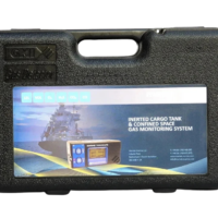 GMI Shipsurveyor marine tankscape and confined space gas monitoring system black hard carry case front cover