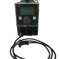 Front digital control display cube and jog wheel interface of Grundfos DDA 7.5-16 FCM pump
