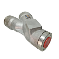 Hydraulic suction filter YWU-100X180J angled view with 1-1/4 inch dust cap