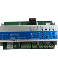 Lutron LQSE-4M-D 4-output motor control module top front view with terminal blocks and zone indicators
