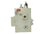 NOV 310016/94200 hydraulic valve block ports and 320 bar pressure relief tag