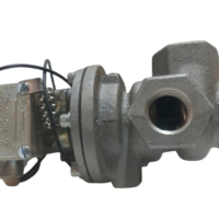 Parker Schrader Bellows N3556904553 3-way solenoid valve side profile