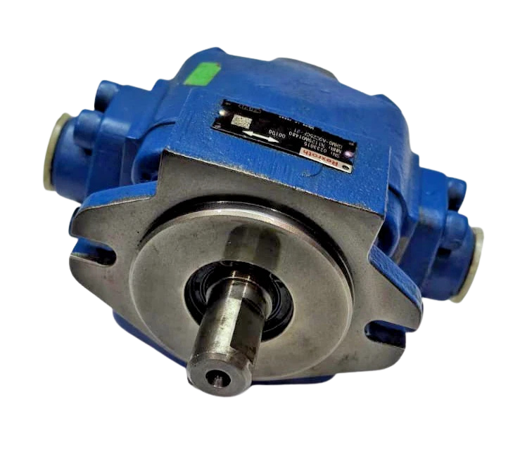 Rexroth H1125W01480 vane pump1 Rexroth H1125W01480 hydraulic vane pump keyed shaft and SAE mounting flange