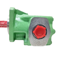 Rickmeier R25/8 FL-Z hydraulic gear pump side view with protective shaft sleeve and port cap