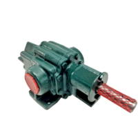 Roper 2AM27 A-Series rotary gear pump with keyed shaft and red protective port cap