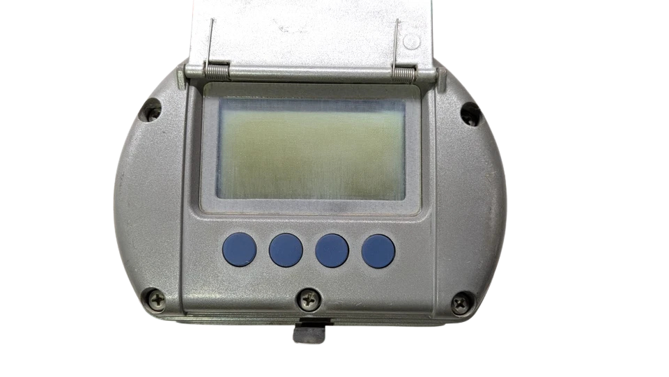 Rosemount TankRadar Rex RDU40 Display Unit Rosemount TankRadar Rex RDU40 display unit with open cover showing LCD screen and 4 keypad buttons