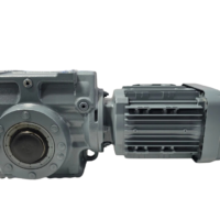 SEW-Eurodrive SA57 right-angle helical-worm gearbox hollow bore view