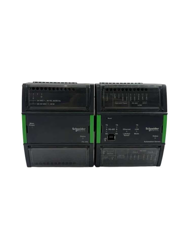 Schneider Electric SXWAUTSVR10001 Schneider Electric SXWAUTSVR10001 Automation Server with PS-24V power supply front view