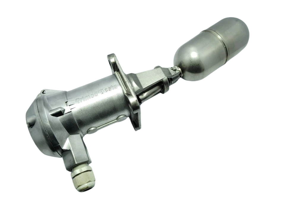 Trimod Besta A 01 041 Float Level Switch Trimod Besta A 01 041 marine float level switch with stainless steel float and square mounting flange