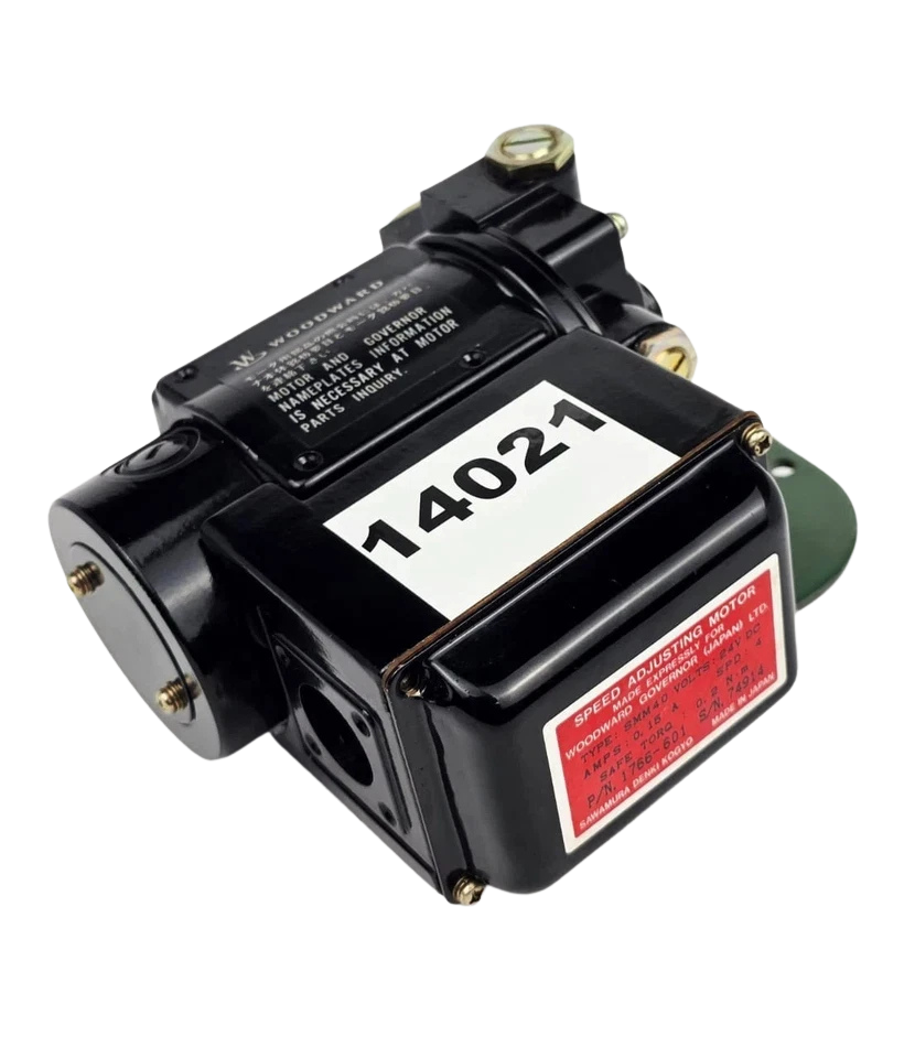 Woodward SMM40 Speed Adjusting Motor Woodward SMM40 speed adjusting motor P/N 1766-601 24V DC for marine governors